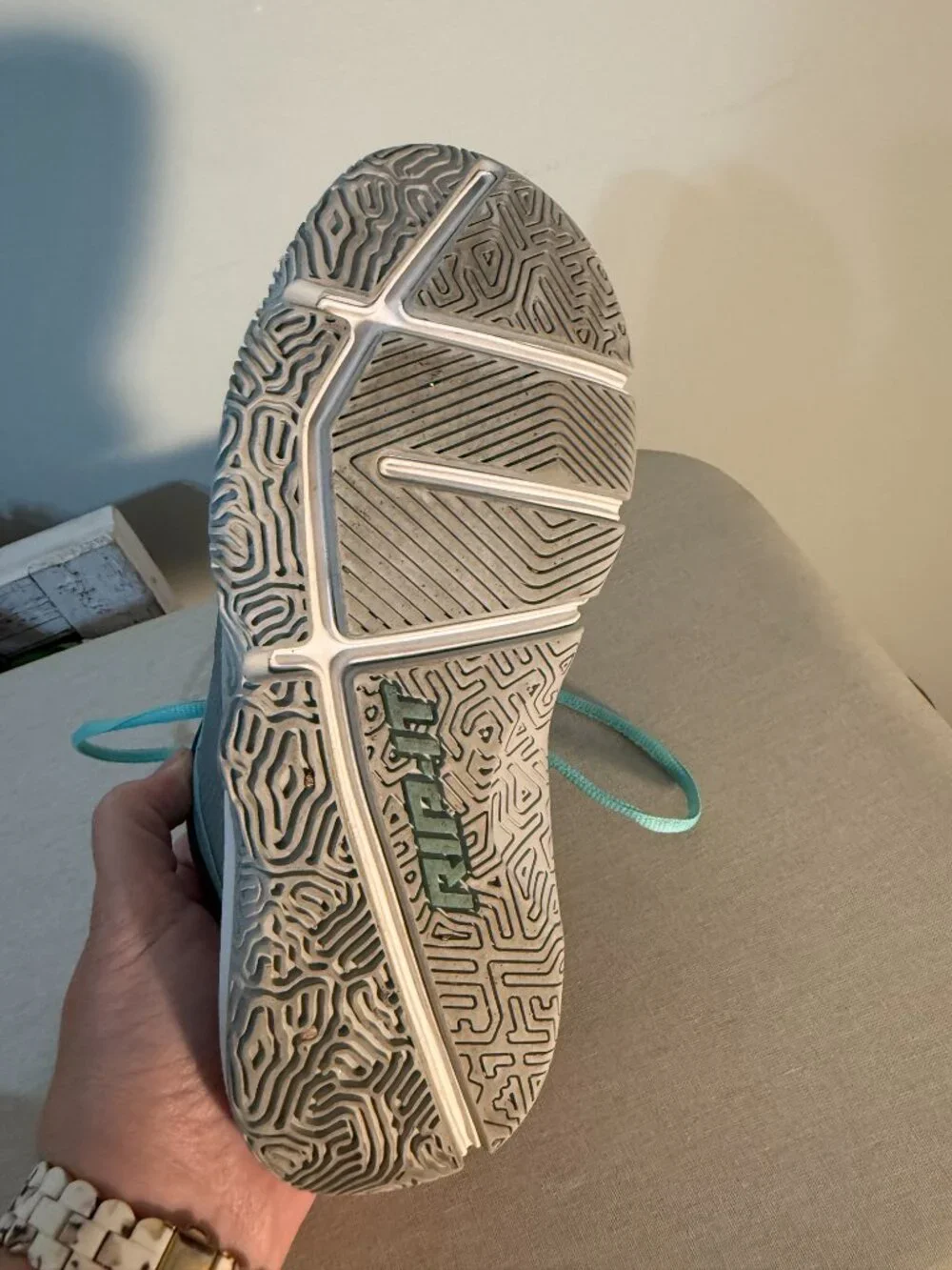 RIP-IT Women’s Volleyball Court Shoes Size 5.5 Blue Aqua – Worn Twice